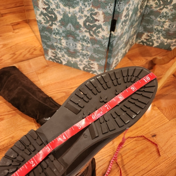 Andre Assous Brown Suede & Rubber Over-the-knee Boot - Picture 6 of 7